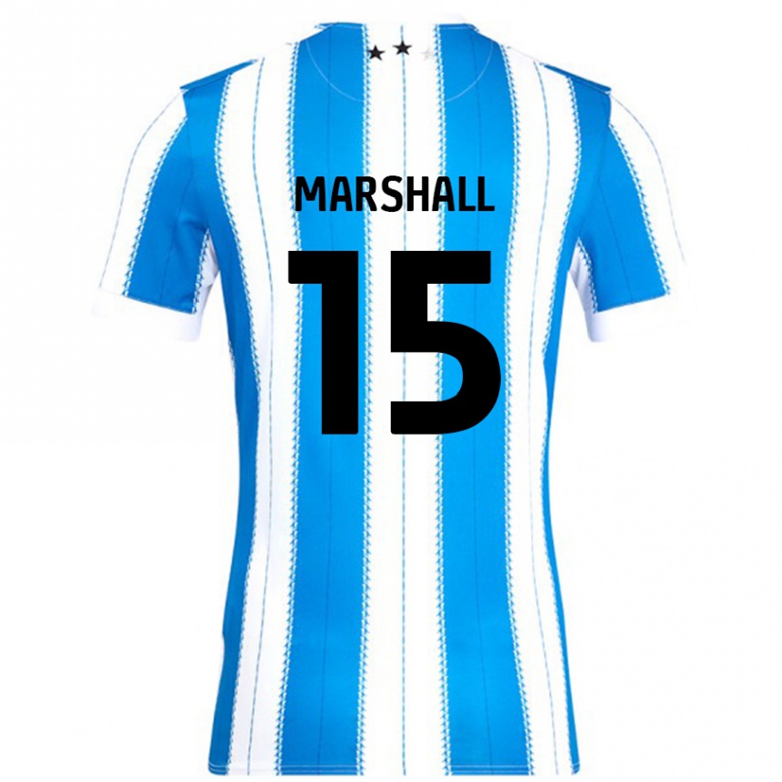 Enfant Football Maillot Georgia Marshall #15 Bleu Blanc Tenues Domicile 2024/25