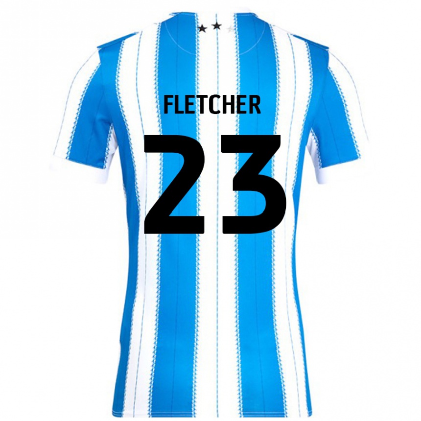 Enfant Football Maillot Serena Fletcher #23 Bleu Blanc Tenues Domicile 2024/25