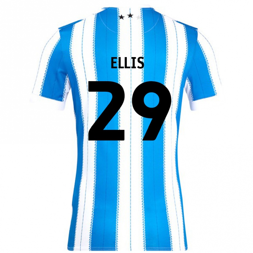 Enfant Football Maillot Molly Ellis #29 Bleu Blanc Tenues Domicile 2024/25