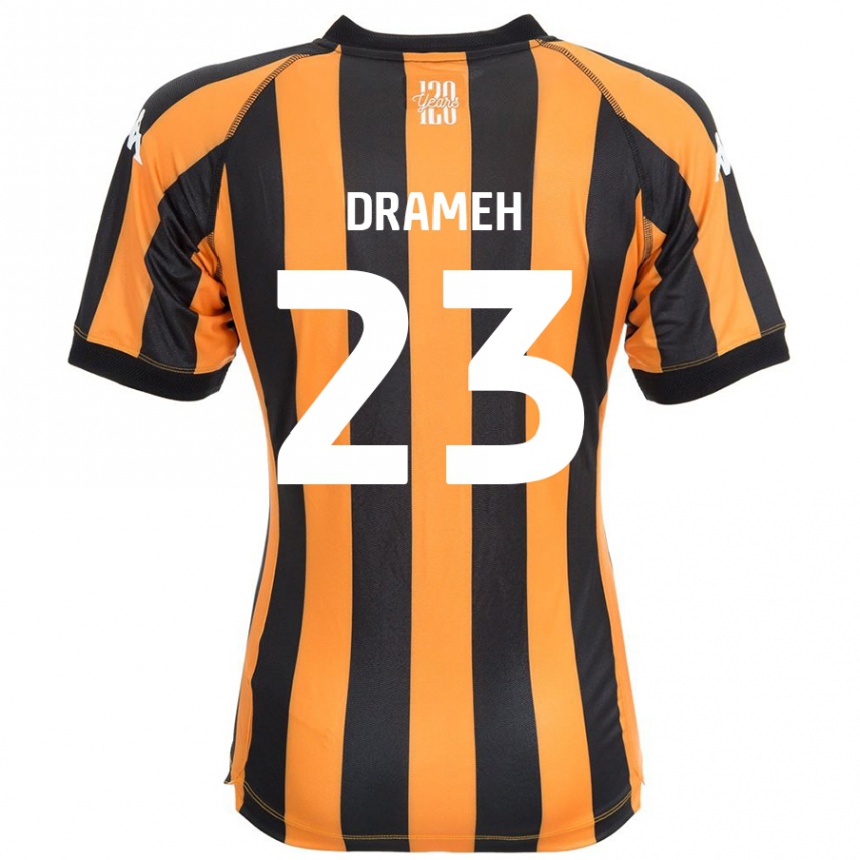 Enfant Football Maillot Cody Drameh #23 Noir Ambre Tenues Domicile 2024/25