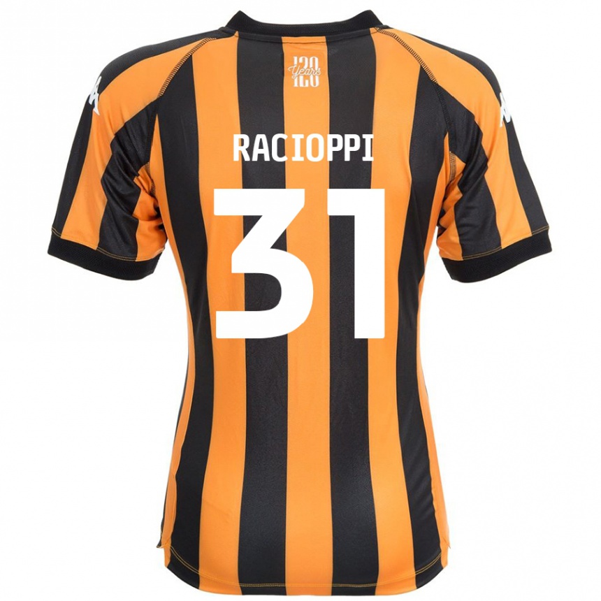 Enfant Football Maillot Anthony Racioppi #31 Noir Ambre Tenues Domicile 2024/25