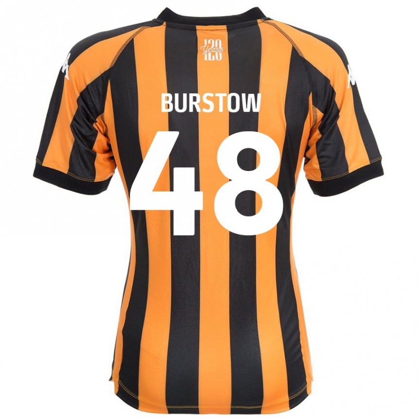 Enfant Football Maillot Mason Burstow #48 Noir Ambre Tenues Domicile 2024/25