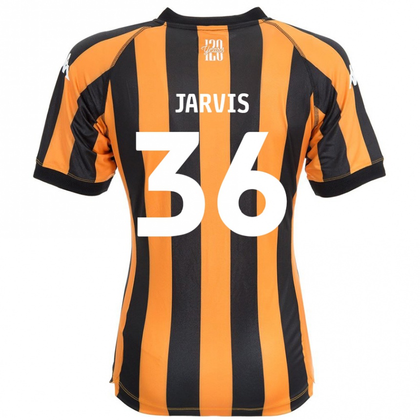 Enfant Football Maillot Will Jarvis #36 Noir Ambre Tenues Domicile 2024/25