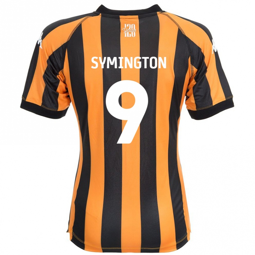 Enfant Football Maillot Jo Symington #9 Noir Ambre Tenues Domicile 2024/25