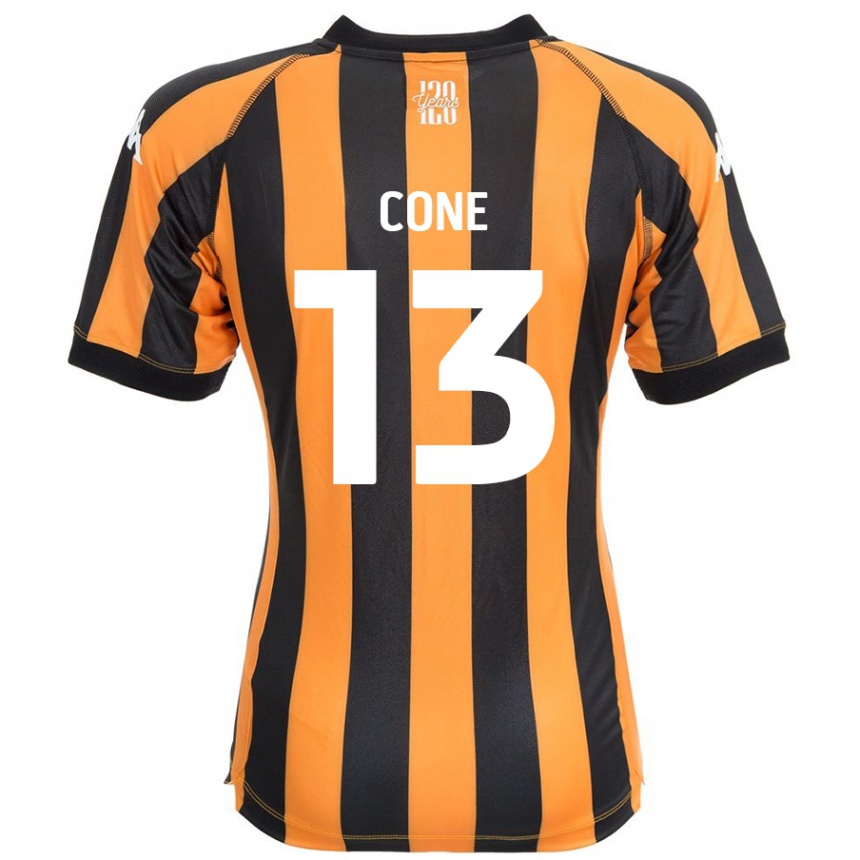 Enfant Football Maillot Sharla Cone #13 Noir Ambre Tenues Domicile 2024/25