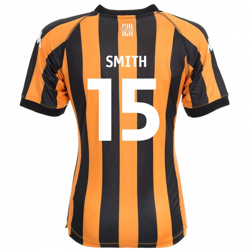 Enfant Football Maillot Suey Smith #15 Noir Ambre Tenues Domicile 2024/25