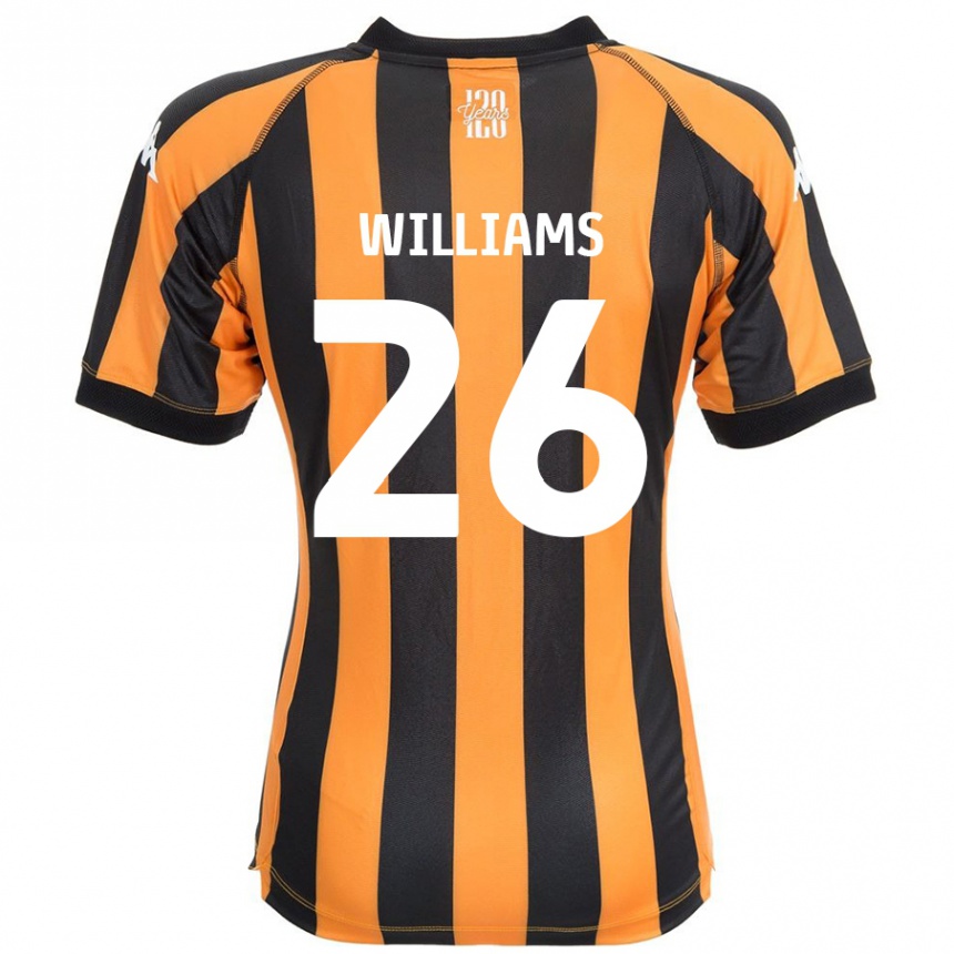 Enfant Football Maillot Annabel Williams #26 Noir Ambre Tenues Domicile 2024/25