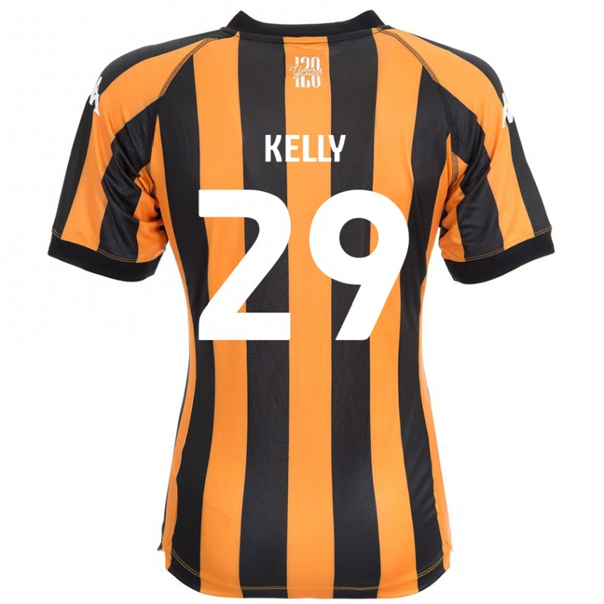 Enfant Football Maillot Ace Kelly #29 Noir Ambre Tenues Domicile 2024/25