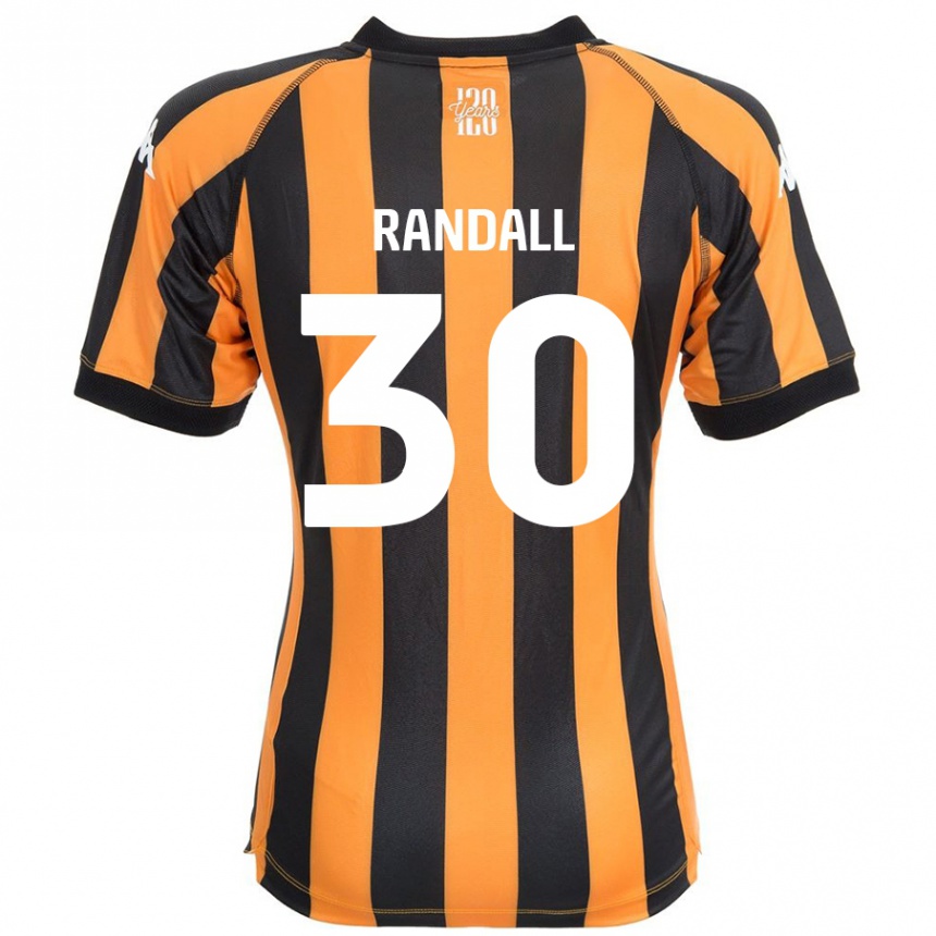 Enfant Football Maillot Jennifer Randall #30 Noir Ambre Tenues Domicile 2024/25