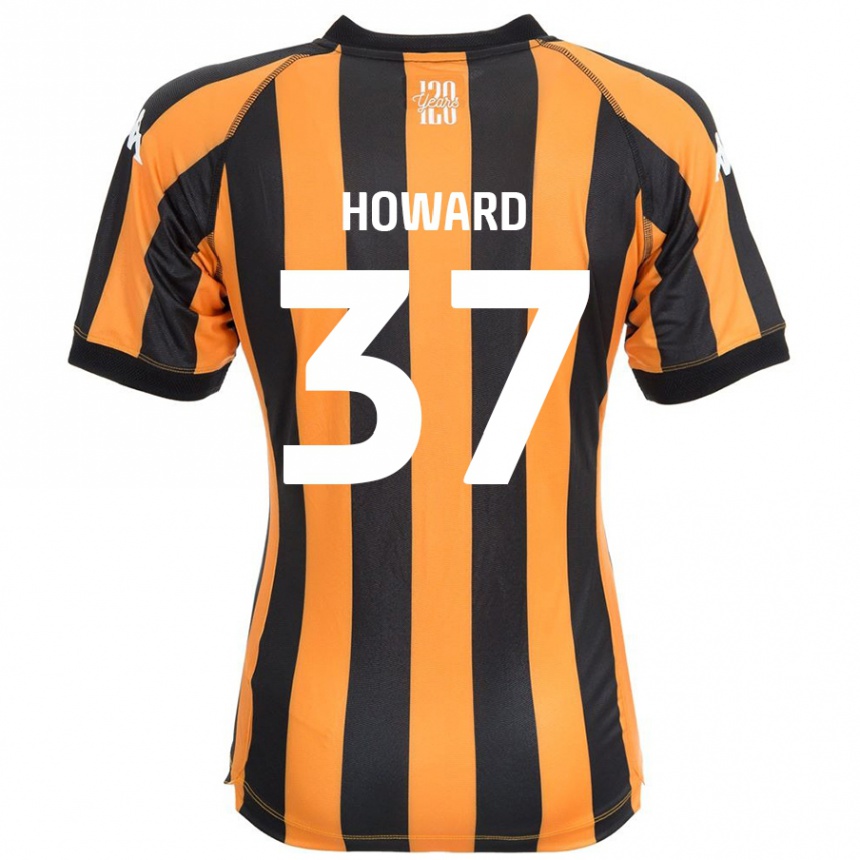 Enfant Football Maillot Scarlet Howard #37 Noir Ambre Tenues Domicile 2024/25