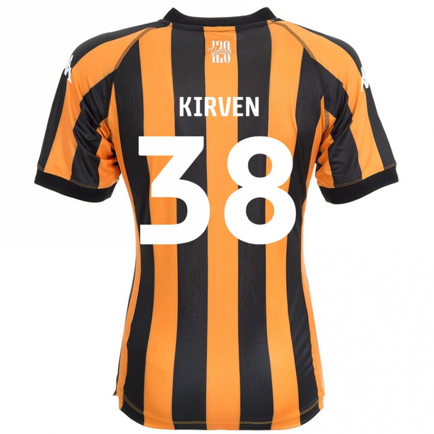 Enfant Football Maillot Tess Kirven #38 Noir Ambre Tenues Domicile 2024/25