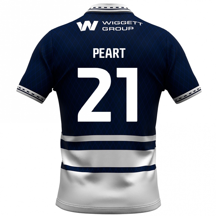 Enfant Football Maillot Kalani Peart #21 Bleu Marine Blanc Tenues Domicile 2024/25