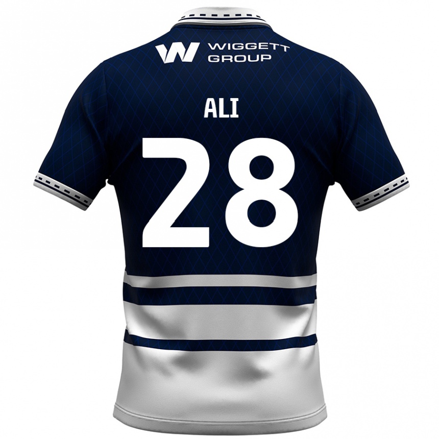 Enfant Football Maillot Francesca Ali #28 Bleu Marine Blanc Tenues Domicile 2024/25