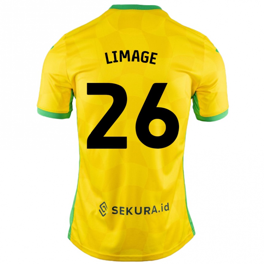 Enfant Football Maillot Felicity Limage #26 Jaune Vert Tenues Domicile 2024/25