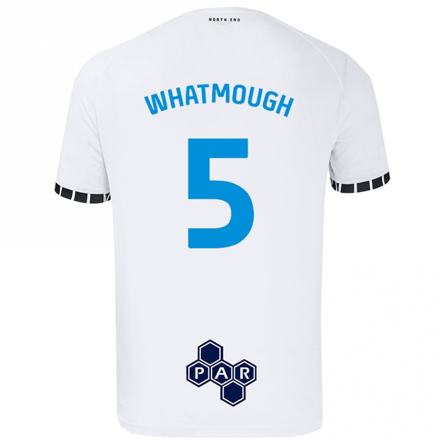 Enfant Football Maillot Jack Whatmough #5 Blanc Tenues Domicile 2024/25