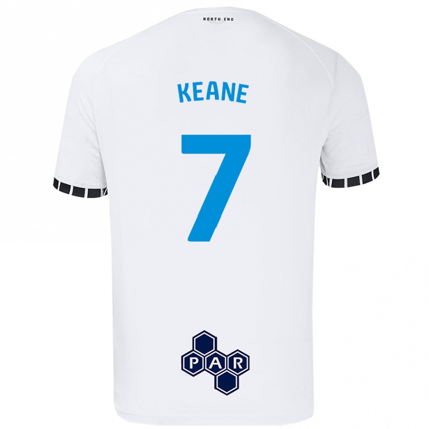 Enfant Football Maillot Will Keane #7 Blanc Tenues Domicile 2024/25