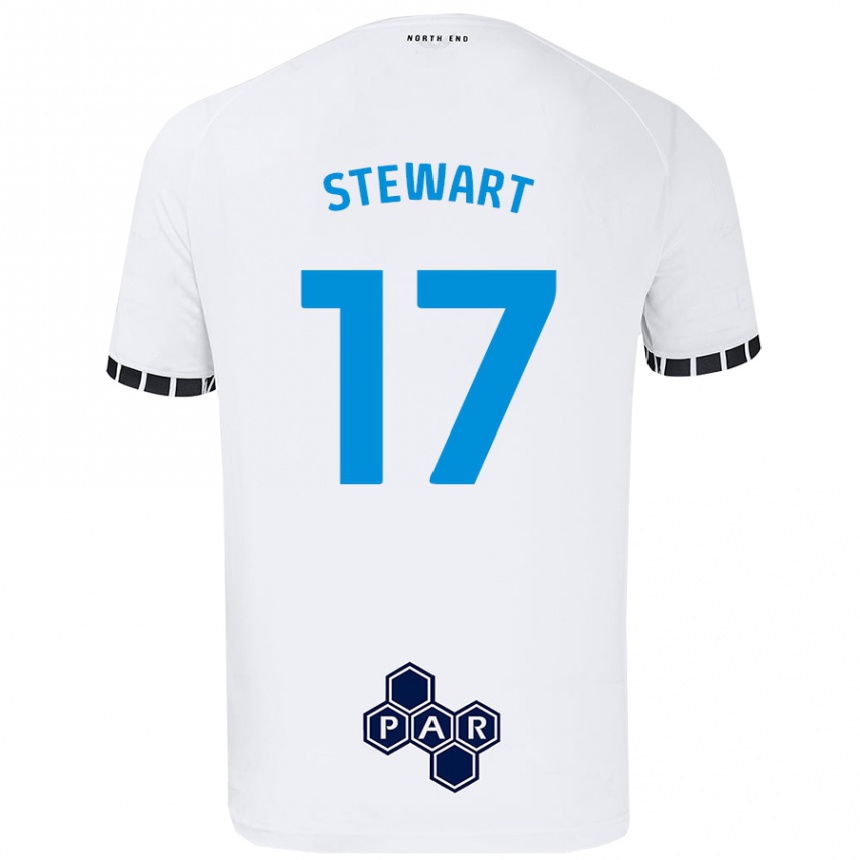 Enfant Football Maillot Layton Stewart #17 Blanc Tenues Domicile 2024/25