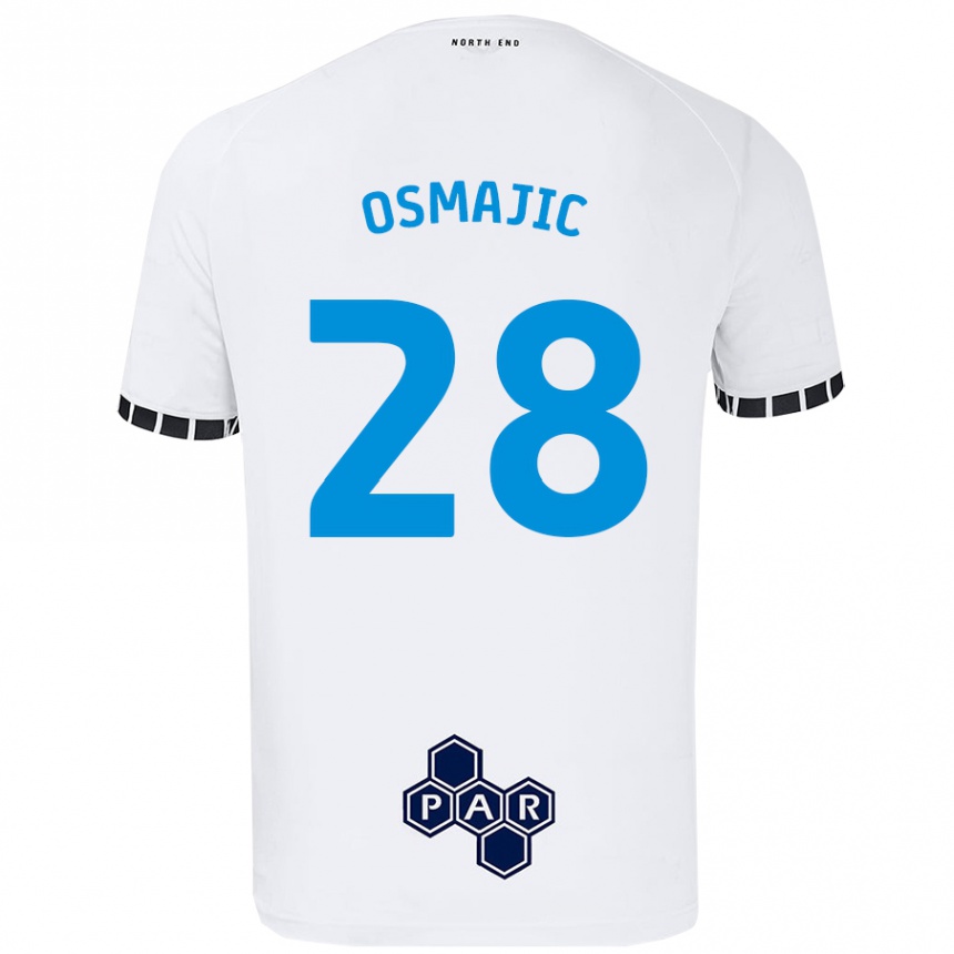 Enfant Football Maillot Milutin Osmajic #28 Blanc Tenues Domicile 2024/25