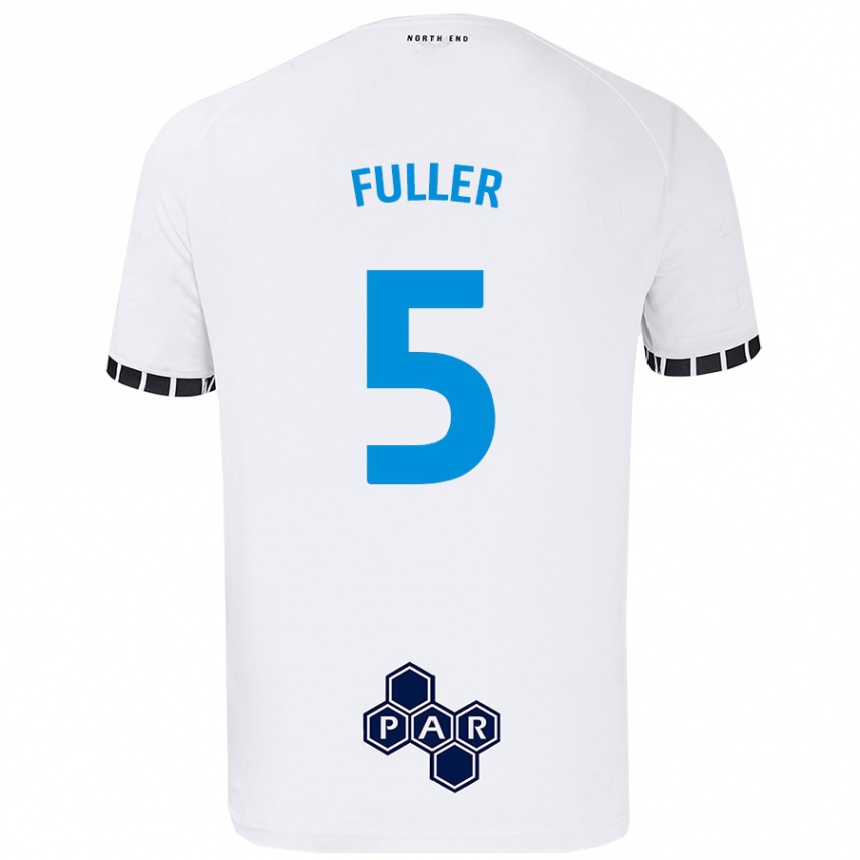 Enfant Football Maillot Olivia Fuller #5 Blanc Tenues Domicile 2024/25