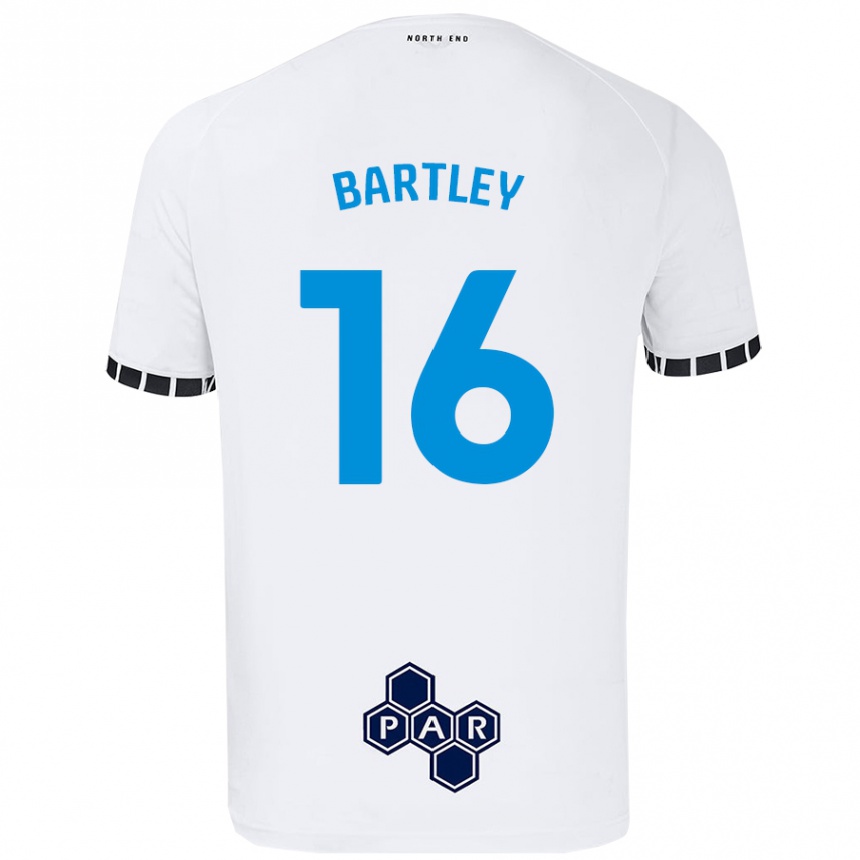 Enfant Football Maillot Melanie Bartley #16 Blanc Tenues Domicile 2024/25