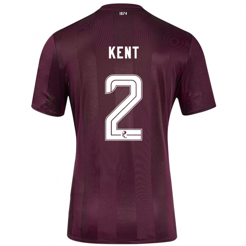 Enfant Football Maillot Frankie Kent #2 Bordeaux Tenues Domicile 2024/25