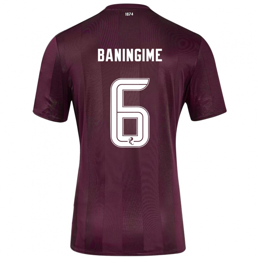 Enfant Football Maillot Beni Baningime #6 Bordeaux Tenues Domicile 2024/25