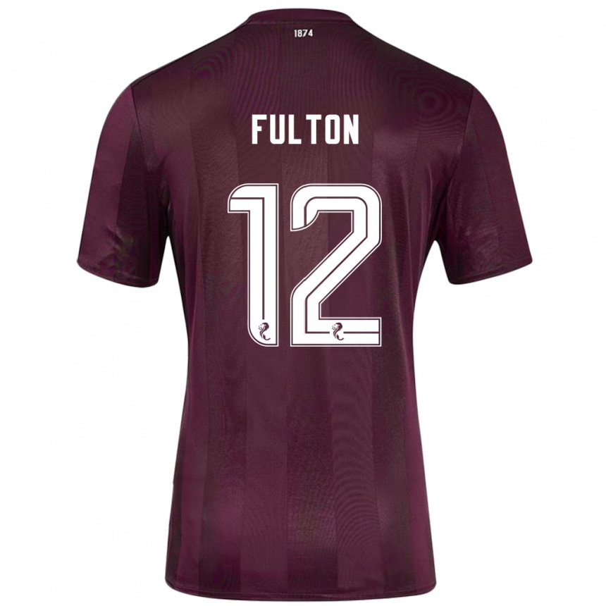 Enfant Football Maillot Ryan Fulton #12 Bordeaux Tenues Domicile 2024/25