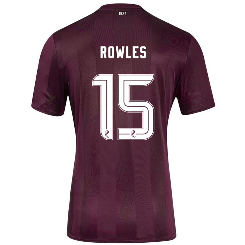 Enfant Football Maillot Kye Rowles #15 Bordeaux Tenues Domicile 2024/25