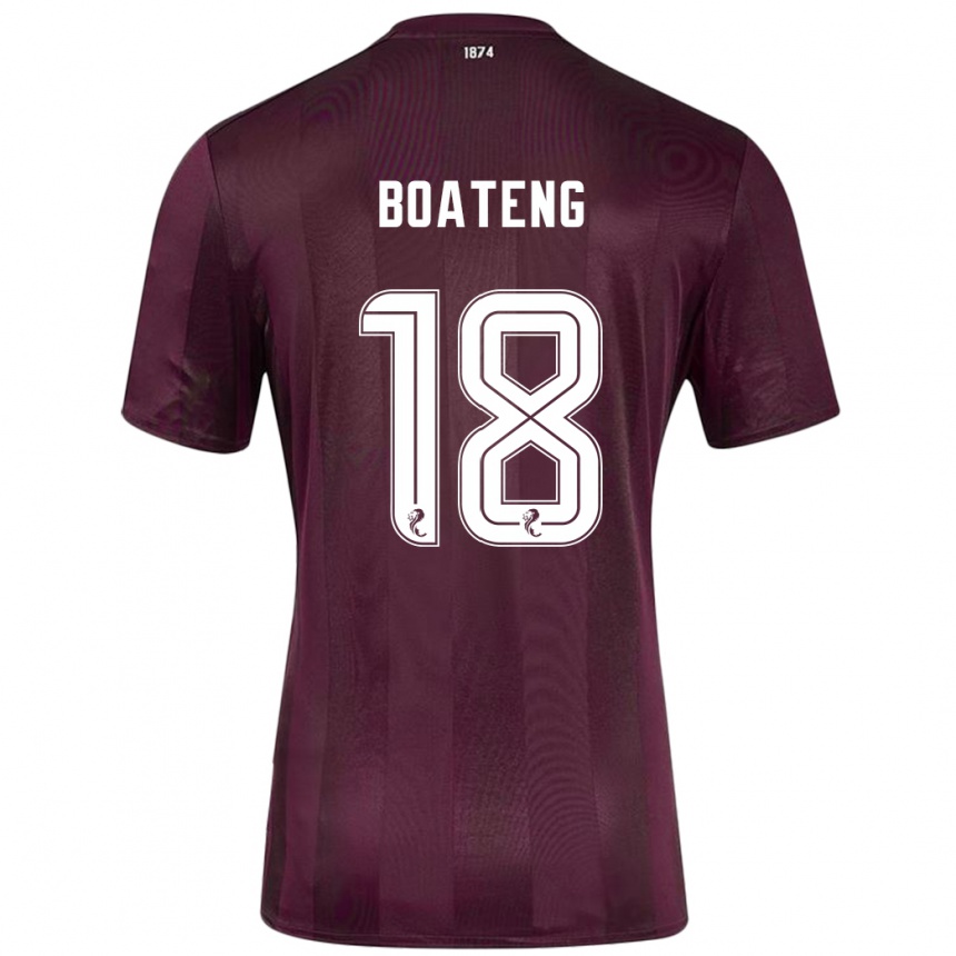 Enfant Football Maillot Malachi Boateng #18 Bordeaux Tenues Domicile 2024/25