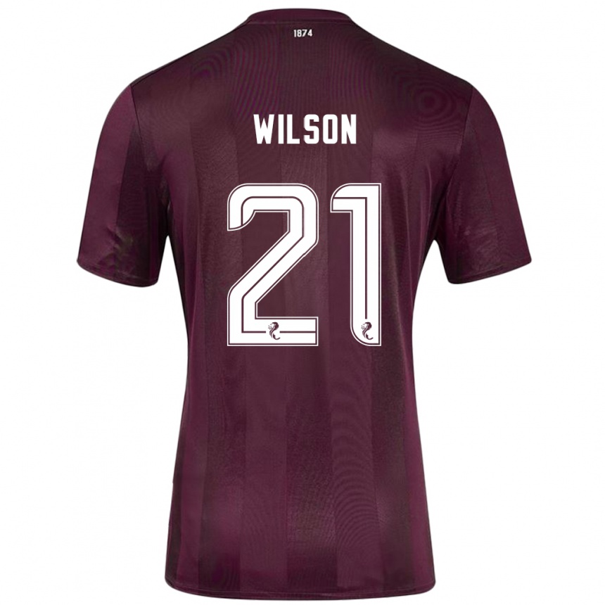 Enfant Football Maillot James Wilson #21 Bordeaux Tenues Domicile 2024/25