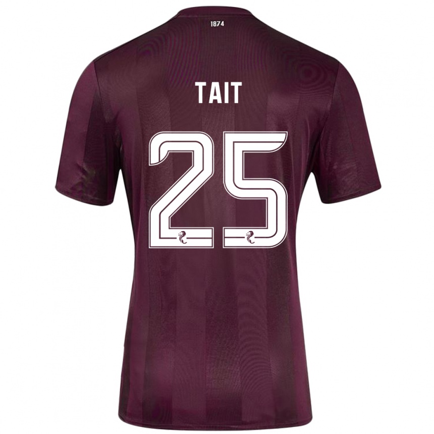 Enfant Football Maillot Macaulay Tait #25 Bordeaux Tenues Domicile 2024/25