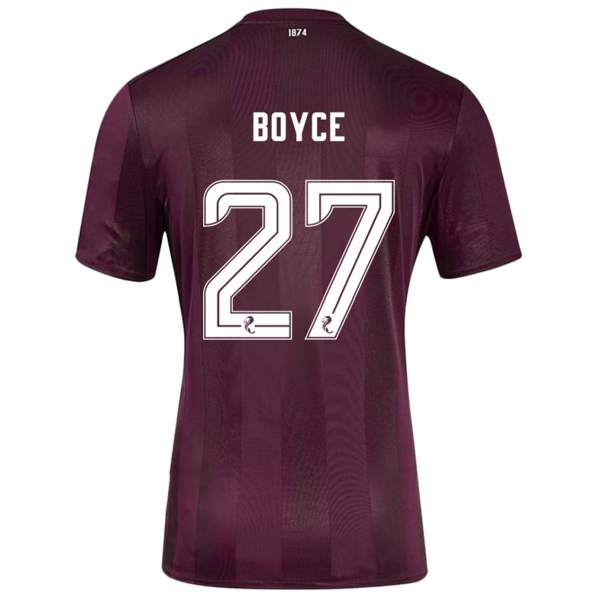 Enfant Football Maillot Liam Boyce #27 Bordeaux Tenues Domicile 2024/25