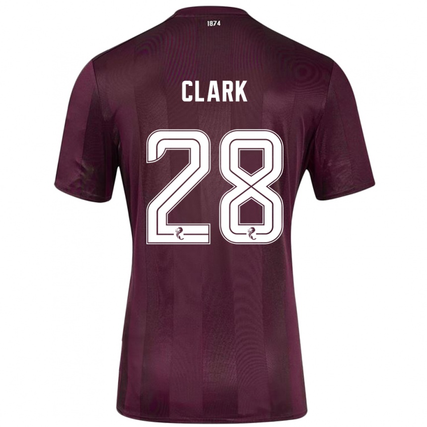 Enfant Football Maillot Zander Clark #28 Bordeaux Tenues Domicile 2024/25