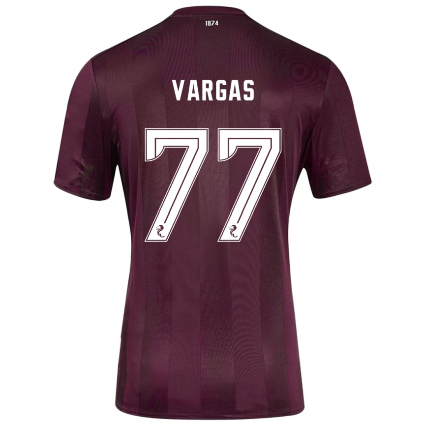 Enfant Football Maillot Kenneth Vargas #77 Bordeaux Tenues Domicile 2024/25