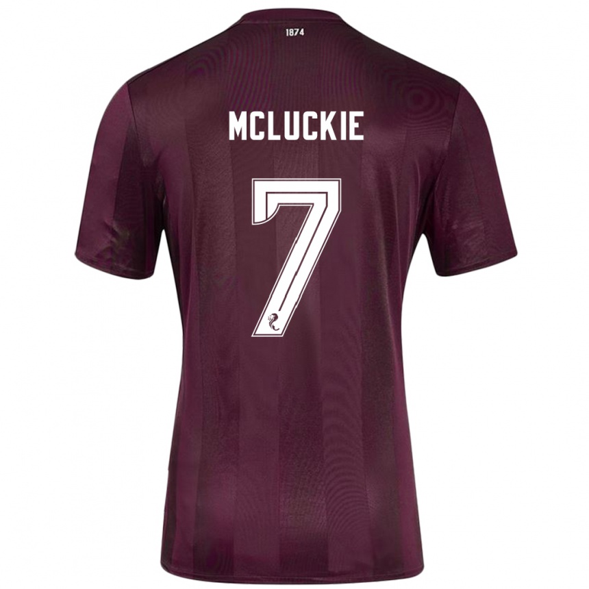 Enfant Football Maillot Bobby Mcluckie #7 Bordeaux Tenues Domicile 2024/25