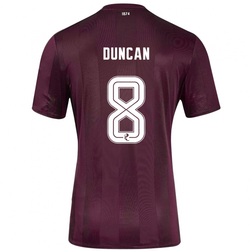 Enfant Football Maillot Ryan Duncan #8 Bordeaux Tenues Domicile 2024/25