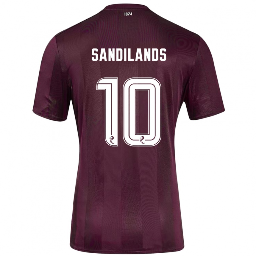 Enfant Football Maillot Callum Sandilands #10 Bordeaux Tenues Domicile 2024/25