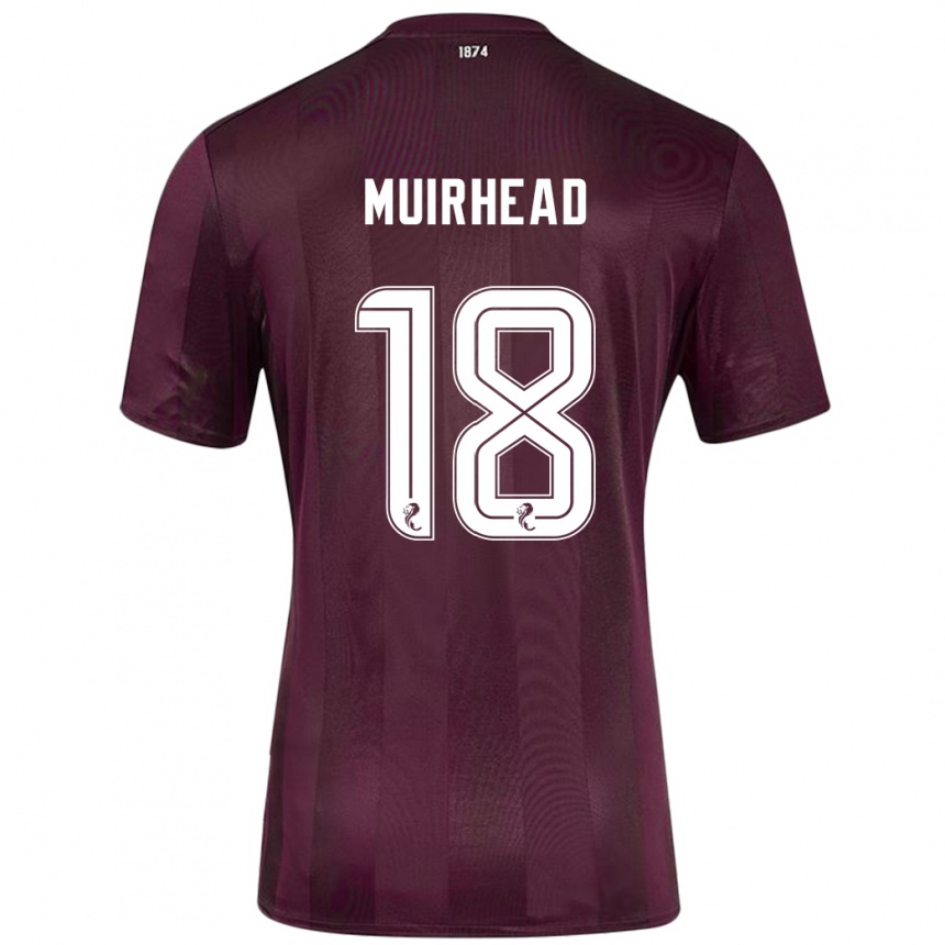 Enfant Football Maillot Owen Muirhead #18 Bordeaux Tenues Domicile 2024/25