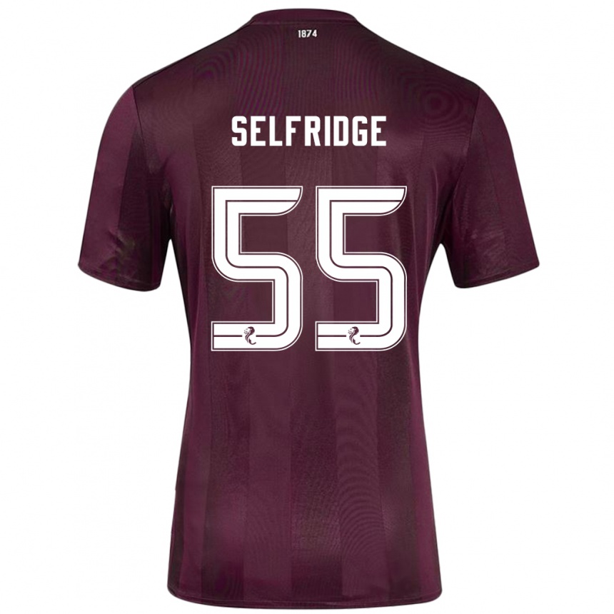 Enfant Football Maillot Louis Selfridge #55 Bordeaux Tenues Domicile 2024/25