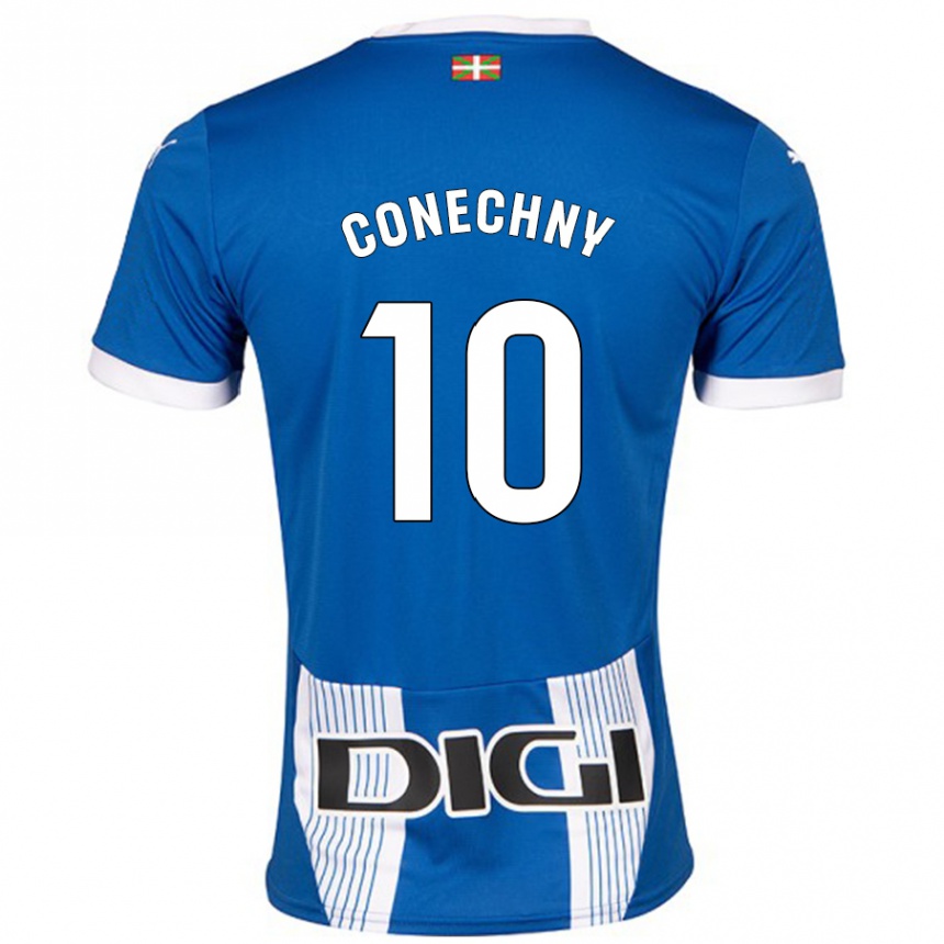 Enfant Football Maillot Tomás Conechny #10 Bleu Tenues Domicile 2024/25