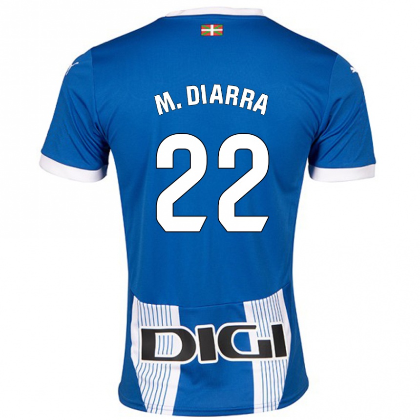 Enfant Football Maillot Moussa Diarra #22 Bleu Tenues Domicile 2024/25