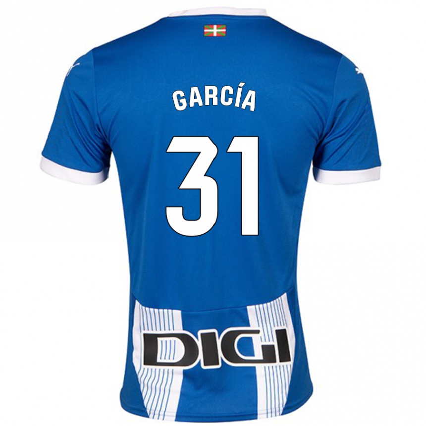 Enfant Football Maillot Gaizka García #31 Bleu Tenues Domicile 2024/25