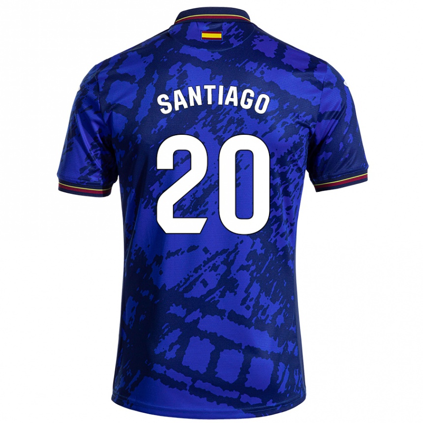 Enfant Football Maillot Yellu Santiago #20 Bleu Foncé Tenues Domicile 2024/25