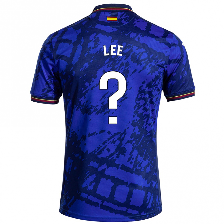 Enfant Football Maillot Sang-Min Lee #0 Bleu Foncé Tenues Domicile 2024/25