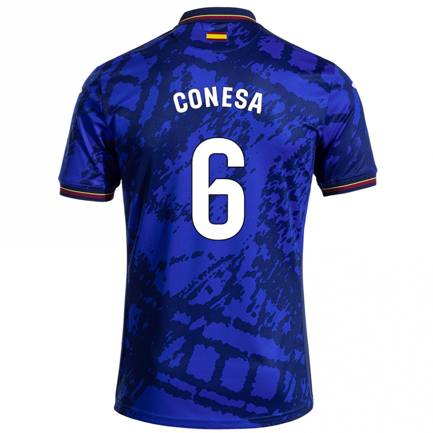 Enfant Football Maillot Nico Conesa #6 Bleu Foncé Tenues Domicile 2024/25