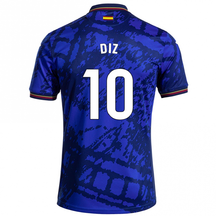 Enfant Football Maillot Rafa Diz #10 Bleu Foncé Tenues Domicile 2024/25