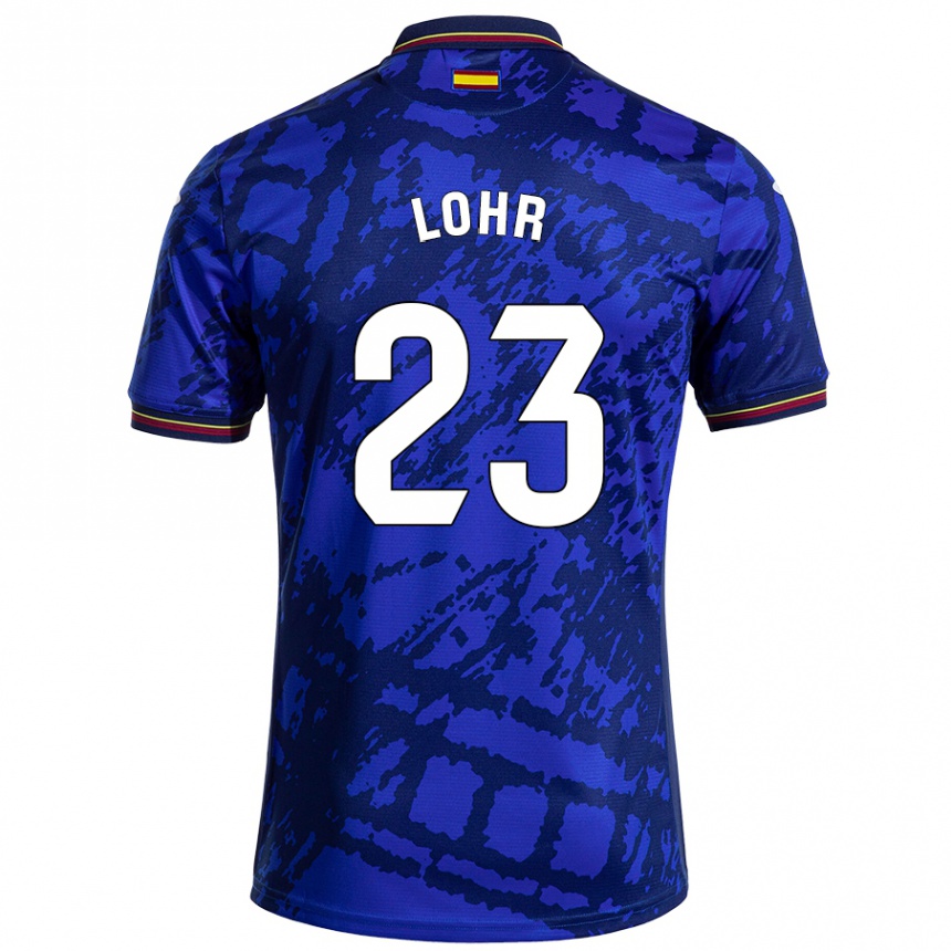 Enfant Football Maillot Luca Lohr #23 Bleu Foncé Tenues Domicile 2024/25