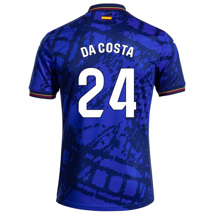 Enfant Football Maillot Coba Da Costa #24 Bleu Foncé Tenues Domicile 2024/25