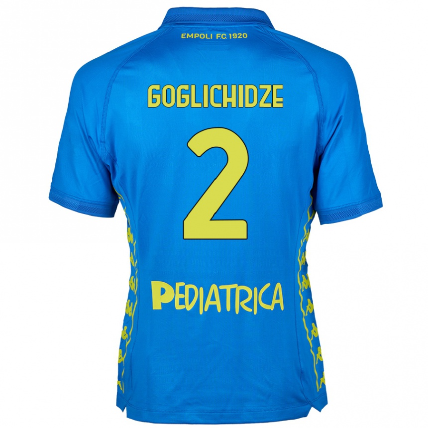 Enfant Football Maillot Saba Goglichidze #2 Bleu Tenues Domicile 2024/25