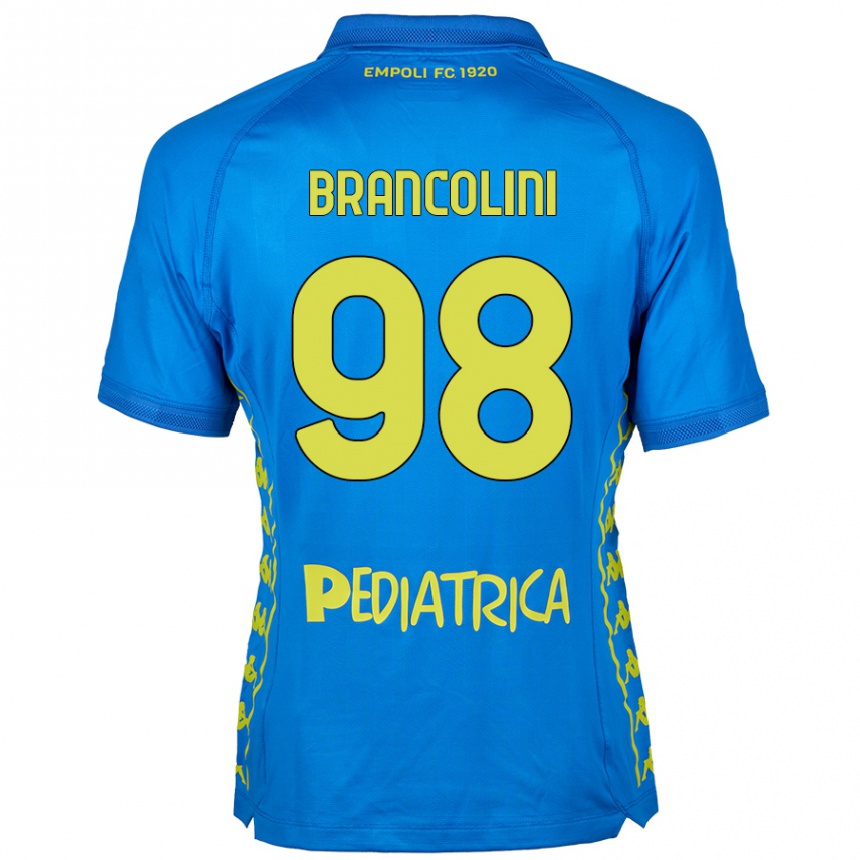 Enfant Football Maillot Federico Brancolini #98 Bleu Tenues Domicile 2024/25